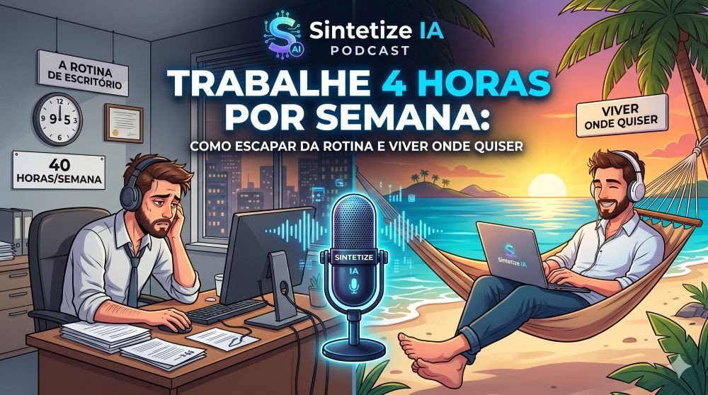 Trabalhe 4 Horas Por Semana: Como Escapar da Rotina e Viver Onde Quiser