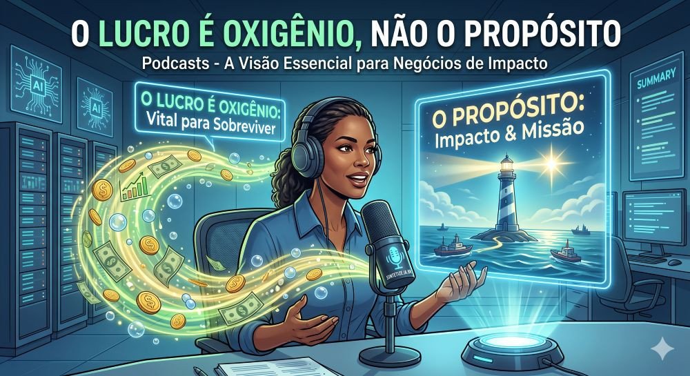 O lucro é oxigênio, não o propósito