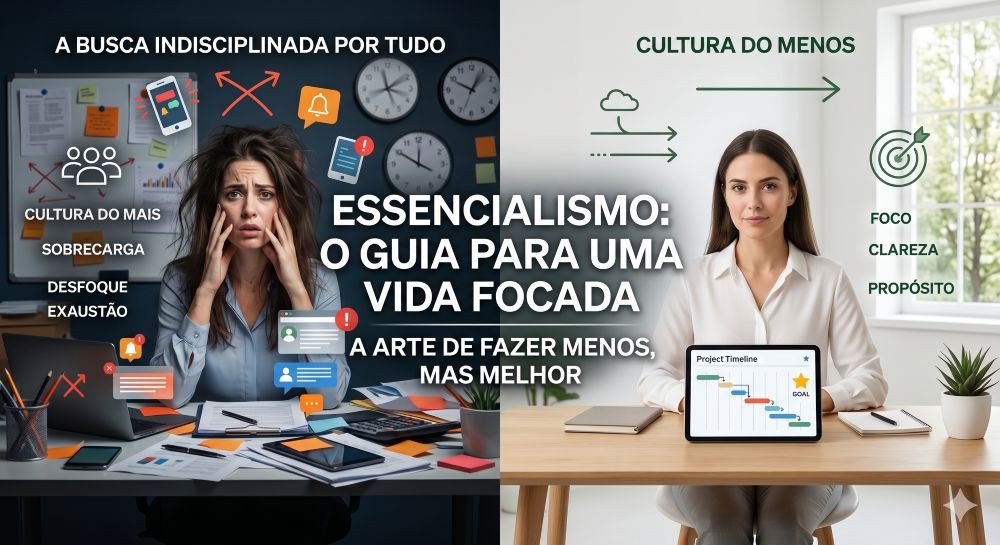 Essencialismo: A Arte de Fazer Menos, mas Melhor | O Guia para uma Vida Focada