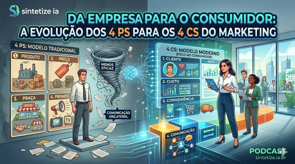 Da Empresa para o Consumidor: A Evolução dos 4 Ps para os 4 Cs do Marketing