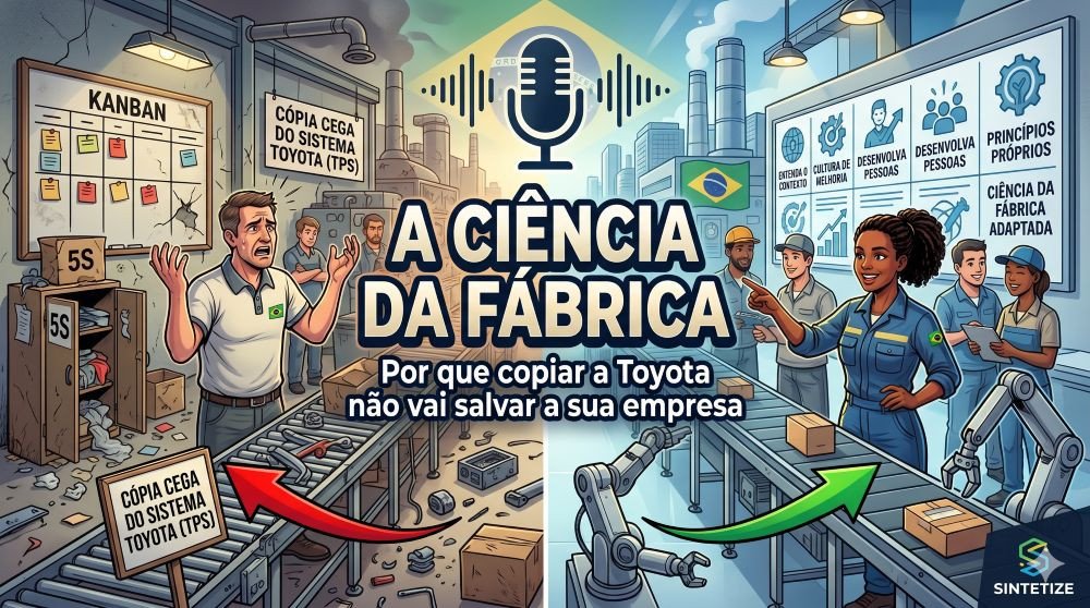 A Ciência da Fábrica: Por que copiar a Toyota não vai salvar a sua empresa?