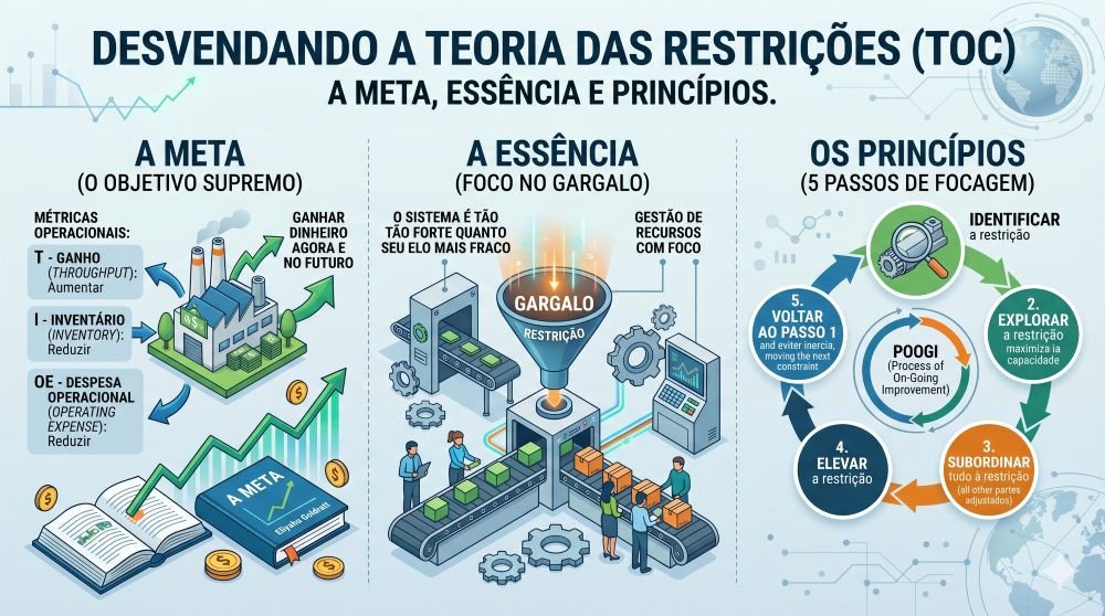 Desvendando "A Meta": A Essência e os Princípios da Teoria das Restrições (TOC)