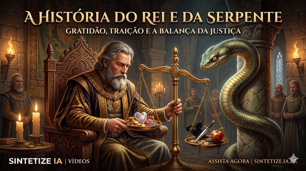 a-historia-do-rei-e-da-serpente:-gratidao,-traicao-e-a-balanca-da-justica