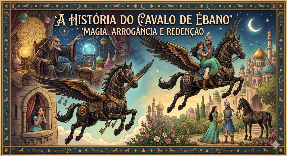 a-historia-do-cavalo-de-ebano:-magia,-arrogancia-e-redencao